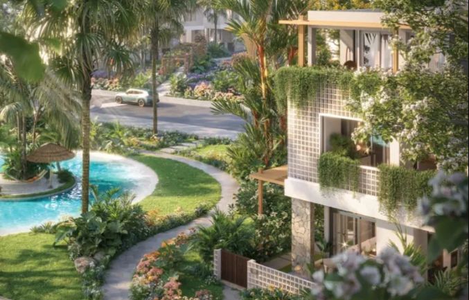 Bán biệt thự Florist Villa La Tiên – Hướng Tây Nam, vườn hoa nở quanh năm, gần tiện ích